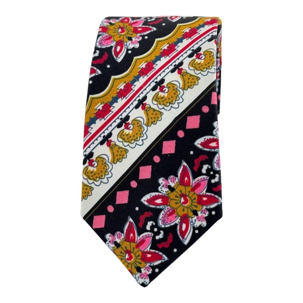 NWOT Skinny Cotton Colorful Neck Tie Wedding Casual Mens Necktie Modern Design